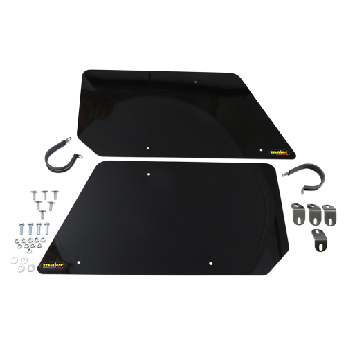 Maier Mfg - Maier Mfg Rear Number Plate - Black - 190420