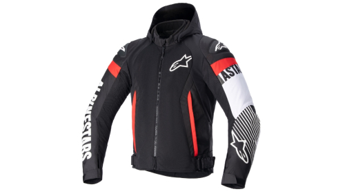 Alpinestars - Alpinestars Zaca Air Jacket - 3306423-1231-2X - Black/White/Red Fluo - 2XL