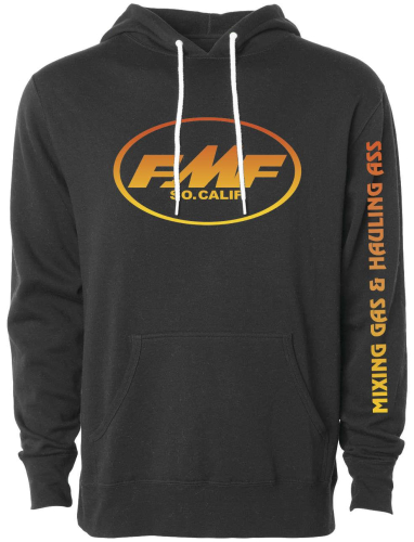 FMF Racing - FMF Racing Bustle Womens Pullover Fleece Hoody - FA9421900-BLK-WLG - Black - Large