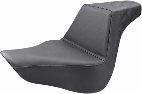 Saddlemen - Saddlemen Step-Up Rear LS Seat - Black Smooth - 818-27-173