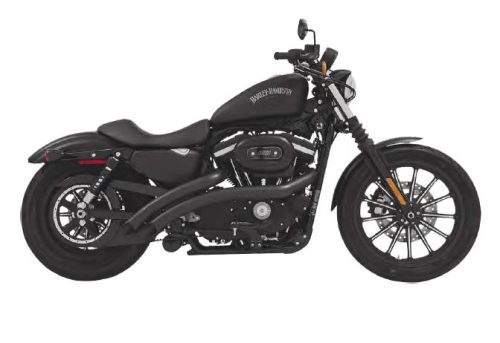 Freedom Performance - Freedom Performance Sharp Curve Radius High Mount Exhaust System - Black - HD00381