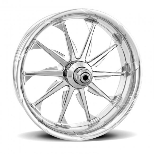 Xtreme Machine - Xtreme Machine Launch Front Wheel (Dual Disc) - 21x3.5in. - Chrome - 1228-7106R-XLA-CH
