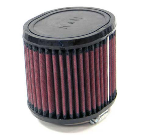 K&N Engineering - K&N Engineering Universal Oval Air Filter - Rubber End Cap - RU-0990