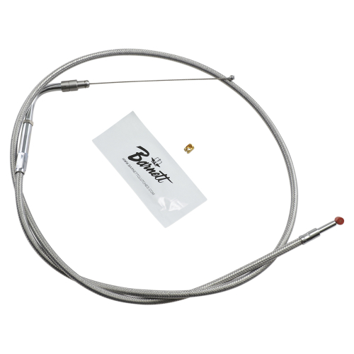 Barnett - Barnett Stainless Clear-Coated Throttle Cable (+6in.) - 102-30-30012-06