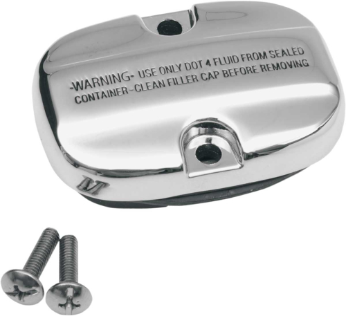 Drag Specialties - Drag Specialties Rear Master Cylinder Cover - Chrome - 76715B1