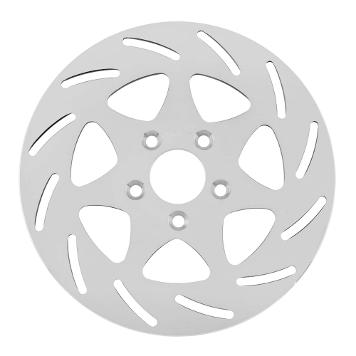Bikers Choice - Bikers Choice 7-Spade Mirror Polished Brake Rotor - 144801-5/16"