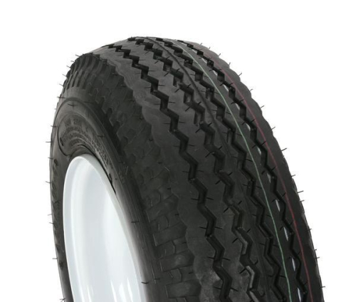 Kenda - Kenda Trailer Tire/Wheel Assembly - 6-Ply Rated/Load Range C - 4.80/4.00-8 - 4 Hole Rim - 30040