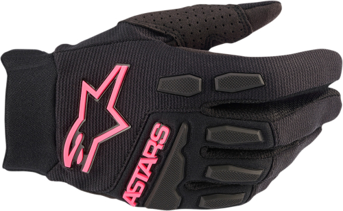 Alpinestars - Alpinestars Stella Full Bore Womens Gloves - 3583622-1390-S - Black/Pink Fluo - Small