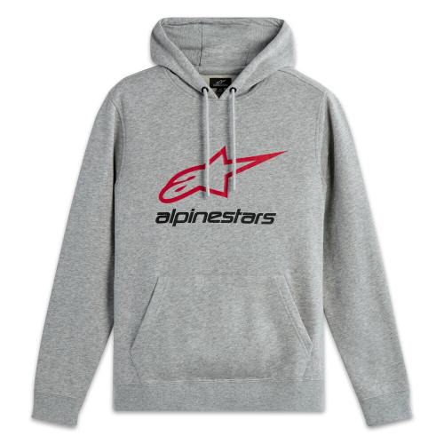 Alpinestars - Alpinestars Always 2.0 Hoodie - 1214-51812-1131-M - Gray Heather/Red/Black - Medium