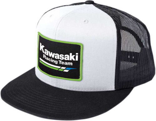 Factory Effex - Factory Effex Kawasaki Racing Snapback Hat - 18-86100 - Black/White - OSFM