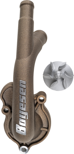 Boyesen - Boyesen Spectra Series Hy-Flo Water Pump Cover and Impeller Kit - Magnesium - WPK-06DM