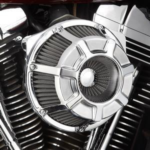 Arlen Ness - Arlen Ness Inverted Series Air Cleaner Kit - Bevelled - Chrome - 18-936