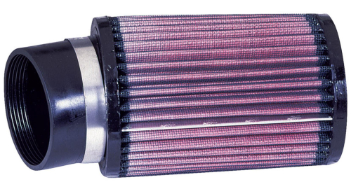 K&N Engineering - K&N Engineering Universal Round Straight Air Filter - Rubber End Cap - RU-3190