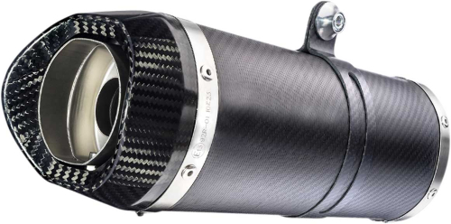 Leo Vince - Leo Vince LV One Evo Slip-On - Carbon Fiber Muffler - 2in. x 103/5in. - 9776U