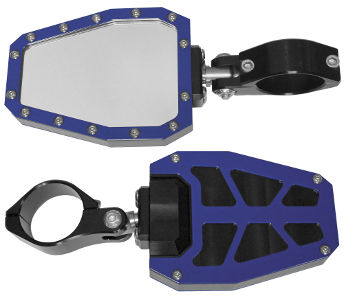 ModQuad - ModQuad Bezel Side Mirror - Blue - SIDE-1.75-BBL
