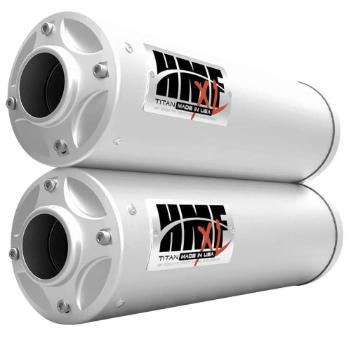 HMF Engineering - HMF Engineering Titan XL Series Dual Slip-On - Stainless Steel - 716435637488
