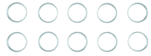 Twin Power - Twin Power Exhaust Gaskets - Tapered - 10pk. - TP9288