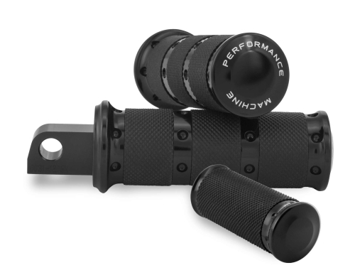 Performance Machine - Performance Machine XLS Footpegs - Black - 0035-1161-B