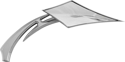 HardDrive - HardDrive Universal Scorpion Mirror w/Tribal Raised Rib Stem - Chrome - Left/Right - M60-6293TR