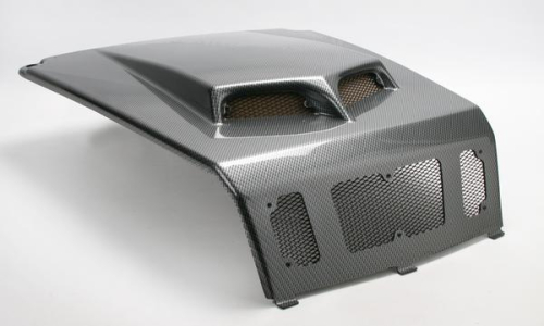 Maier Mfg - Maier Mfg Custom Hood Scoop - Carbon Fiber Black - 19469-30