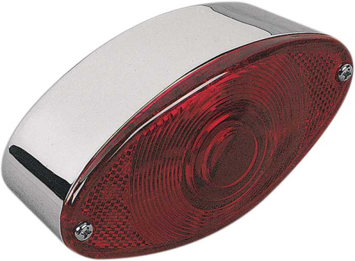Drag Specialties - Drag Specialties LED Taillight - Cat Eye with Red Lens - 12-0042LEDBXLB1