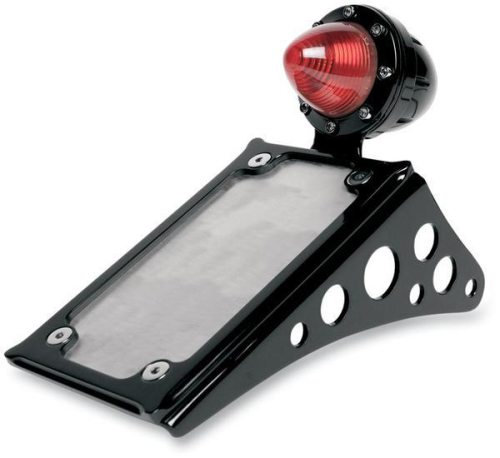 RSD - RSD Tracker Taillight with License Plate Holder - Black - 0215-2000-BP