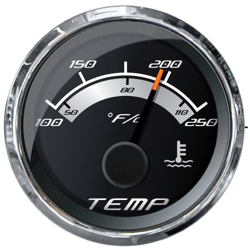 Faria Beede Instruments - Faria Platinum 2" Water Temp Gauge (100-250&deg;F)