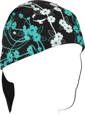 Zan Headgear - Zan Headgear Flydanna Bamboo/Cotton Headwrap - ZB003 - Flowers - OSFM