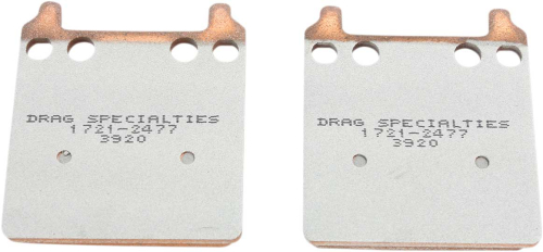 Drag Specialties - Drag Specialties Premium Sintered Metal Brake Pads - Performance Machine Caliper 162 x 2 - 1721-2477