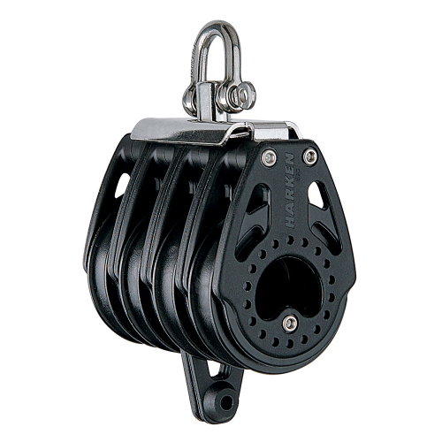 Harken - Harken 57mm Quad Block Swivel, Center Becket