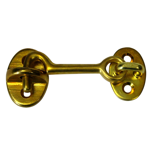 Whitecap - Whitecap Cabin Door Hook - Polished Brass - 2"