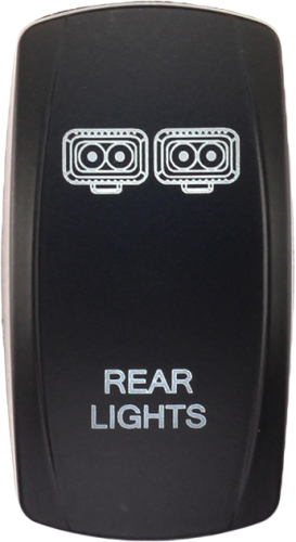 XTC Power Products - XTC Power Products Dash Rocket Switch Face Plate - Rear Lights - SW00-00112017