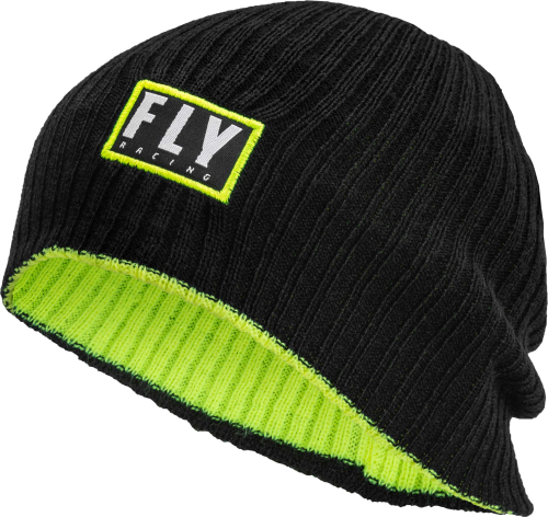 Fly Racing - Fly Racing Fly Snow Beanie - 351-0524 - Black/Hi-Vis - OSFM
