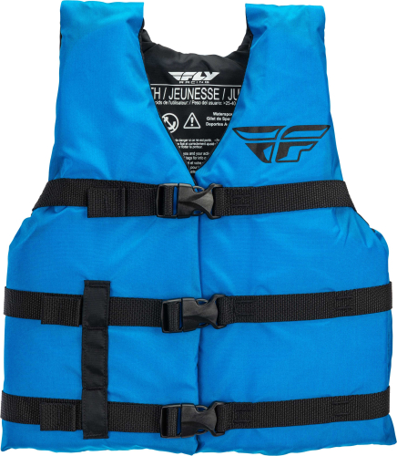 Fly Racing - Fly Racing Nylon Youth Vest - 112224-500-002-20 - Blue - 50-90 Lbs.