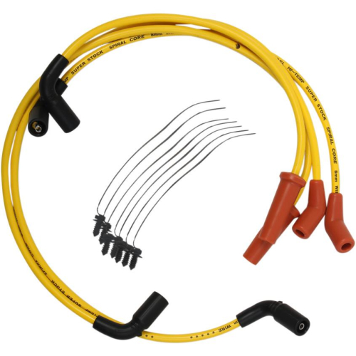 Accel - Accel 8mm Spark Plug Wire Set - Yellow - 171116-Y