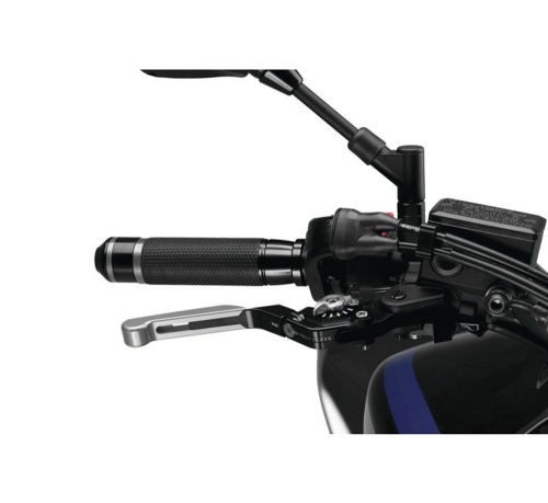 PUIG - PUIG 3.0 Extendable Folding Brake Lever - Black/Silver - 14PNP