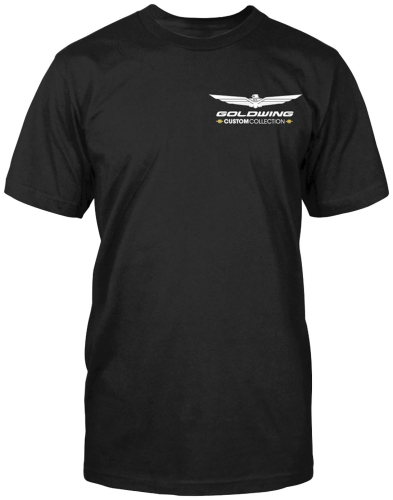 Honda Collection - Honda Collection Gold Wing Custom Collection T-Shirt - 54-7192 - Black - Large