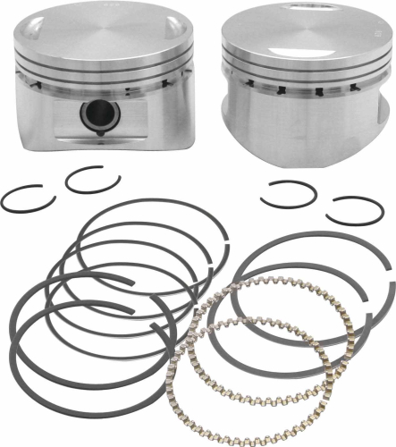 S&S Cycle - S&S Cycle Forged Piston Kit (96ci.) - .020 Oversize, 10.2:1 Compression - 92-1902