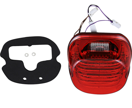 Custom Dynamics - Custom Dynamics Probeam Low Profile LED Taillights with Integrated Turn Signals - Top Window - Red Lens - PB-TL-INT-TW-R