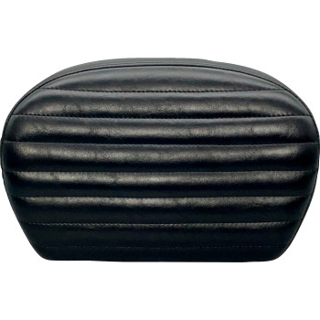 Le Pera - Le Pera Sissy Bar Pad - Pleated - Shiny - L-SBP01PT-SH