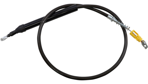 LA Choppers - LA Choppers Clutch Line - Midnight Braided with 12-14in. Ape Hangers - LA-8155C13M