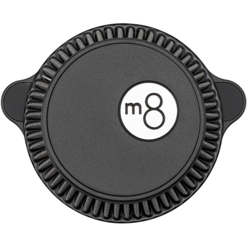 LA Choppers - LA Choppers Air Cleaner Assembly - 8-Ball Cover - Black - LA-2391-03B