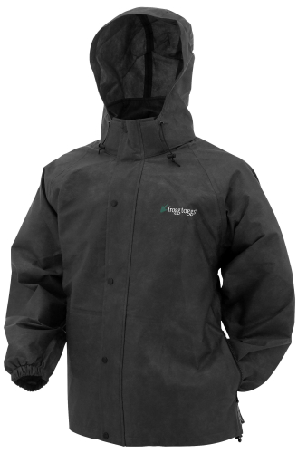 Frogg Toggs - Frogg Toggs Pro Action Rain Jacket - PA63123-01MD - Black - Medium