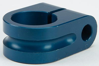 Rooke Customs - Rooke Customs 7/8in. Milled Mirrow Mount - Blue - R-MM875-M8