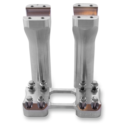 Trask Performance - Trask Performance Assault Risers for 1in. Handlebars - 6in. - Raw Finish - TM-8602-6R