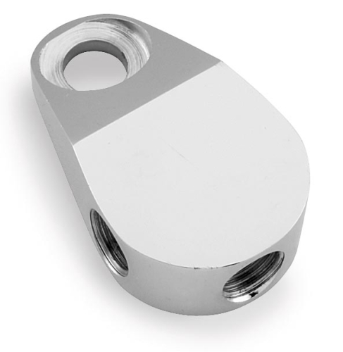 Goodridge - Goodridge Brake Tees - 3-Way 3/8in. 24 - Chrome - MCHD-024