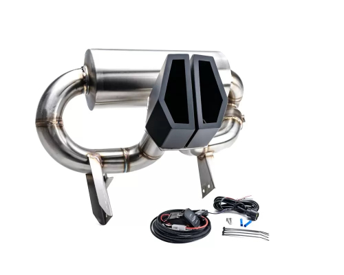 Agency Power - Agency Power Valvetronic Exhaust System - AP-BRP-X3-170-BLK