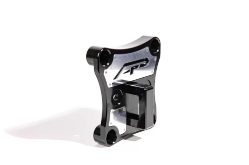 Agency Power - Agency Power Billet Radius Rod Plate with D-Ring - Silver - AP-BRP-X3-250-SIL