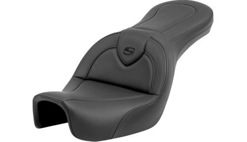 Saddlemen - Saddlemen Roadsofa Seat - without Backrest - Black/Black Stitching - 806-04-187