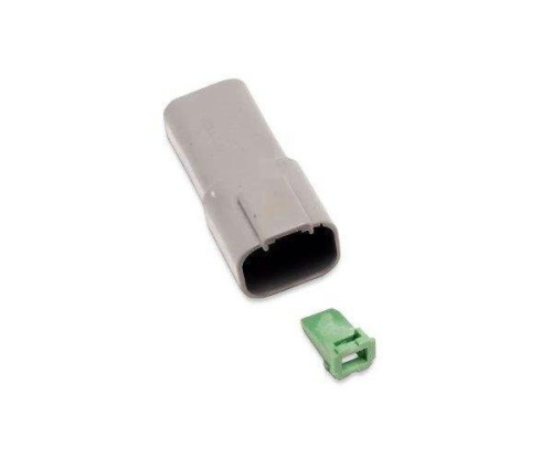 Namz - Namz Deutsch Receptacle - 4-Pin - Gray - DR-4G